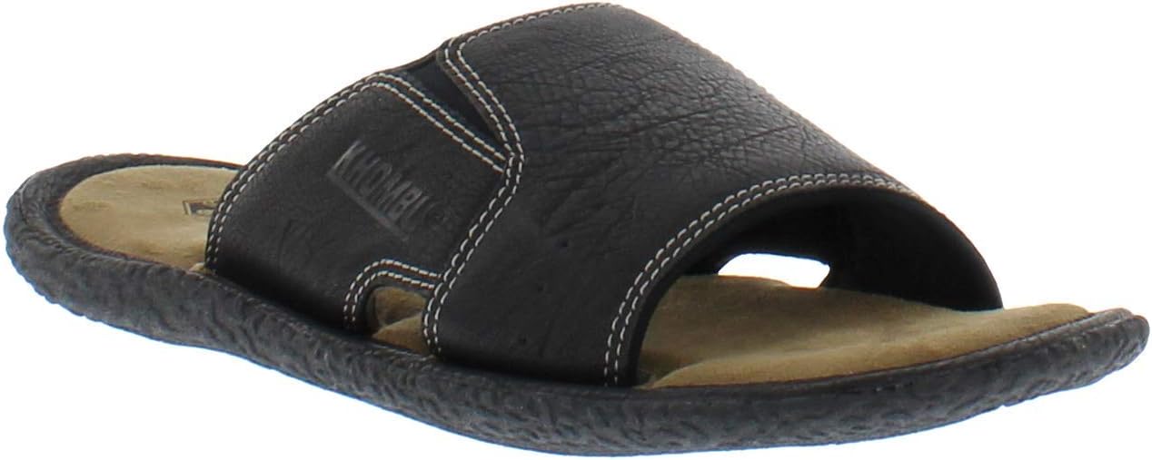 Khombu Dustin Mens Memory Foam Slide Comfort Sandal
