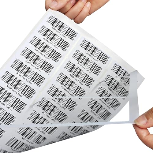 Azonee Shipping Address Mailing Labels 30-UP White Shipping Labels for Inkjet or Laser Printer Labels White Blank Sticker Name Tags Printable Address Labels 30 Per Page 3000 Labels 100Sheets