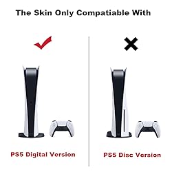 Skin Sticker for PS5 Digital Console and Wireless