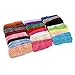 Baby Girl Headbands Elastic Crochet Hair Bands Hair Accessories Pack of 50