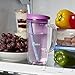 Bubba Envy Insulated Tumbler with Straw, 48oz- Ideal Travel Mug with Handle that is Impact, Stain, Sweat, and Odor Resistant - Insulated Water Bottle to Take on the Go - Purple