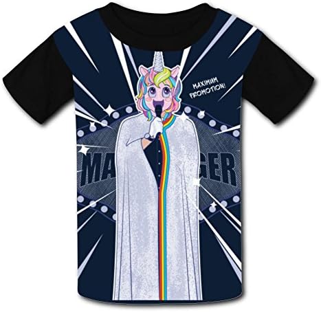 Robadyme T-Shirt Short Sleeve Kids Tee Shirt Black Maximum Promotion Running 2018 for Girls Boys