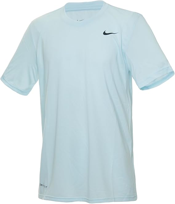 Amazon Co Jp Nike ナイキ Dri Fit レジェンド S S Tシャツ 411 グレイシャーブルー ブラック Tシャツ 7184 411 グレイシャーブルー ブラッ Xl 服 ファッション小物