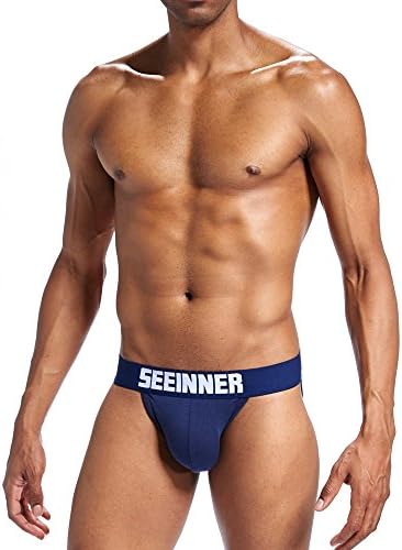 Autumn wind Clearance Men Cotton Breathable Boxers Panties ♕ High Fork Seamless Thongs Underwear, 4 Colors, M-XL
