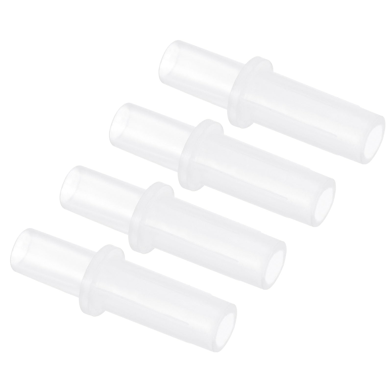 uxcell Bifold Door Hardware, 4-Pack Bi-Fold Door Top Pivot D, Bifold Closet Door Hardware Repair Part Kit for Sliding Wardrobe Doors Folding Door, Silver