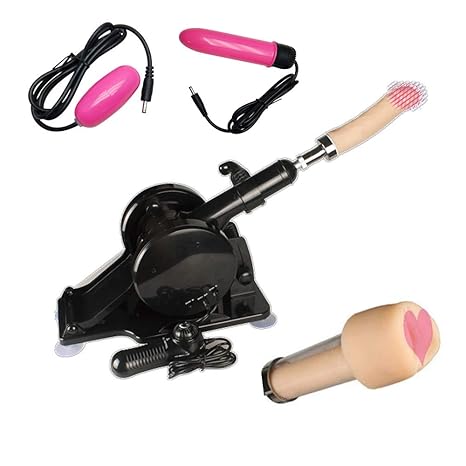 Automatische Sexmaschine mit Silikon Dildo Cup-Masturbatoren UND 2* Liebeskugeln, Sex-maschine Gun Fickmaschine, Stoßen Gesch