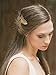 Yean Leaf Bridal Hair Combs Bride Wedding Hair Accessories Gold Headpiece for Women and Girls(Gold)