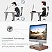 SAMDI Computer Monitor Stand Monitor Riser with Desk Organizer Storage Drawer for iMac Computer Monitor Laptop Notebook TV Printer (Black Walnut)