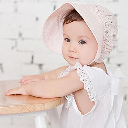 infant girl beach hats