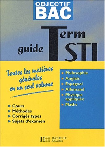 Guide Terminale STI