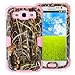 General Shop Glow in the Dark Camo Mossy OAK Tree Case Cover for Samsung Galaxy S3 III I9300 (pink)
