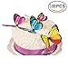 Set of 100 Butterfly Cake & Cupcake Toppers Food Decoration 4 Colour