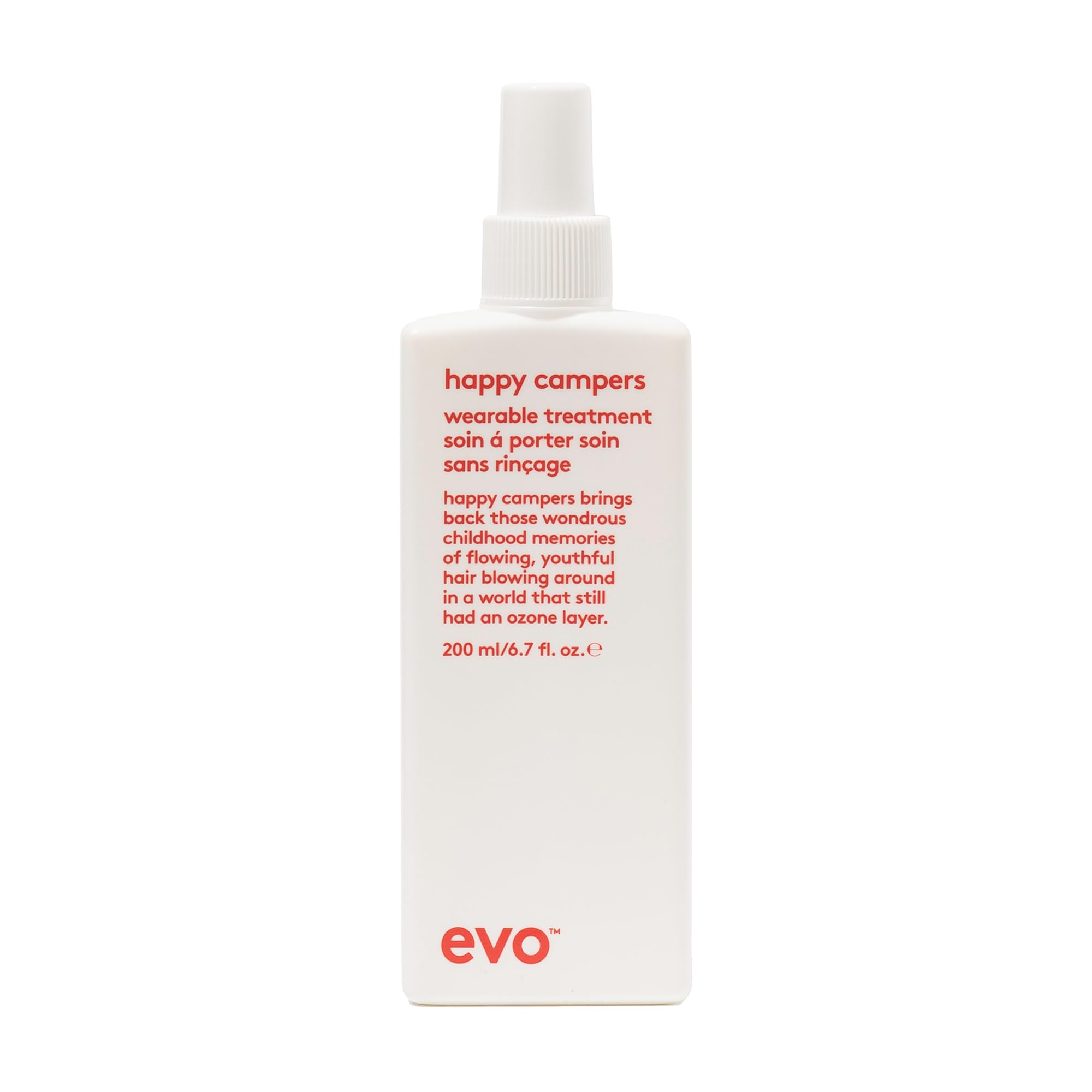 Evo Happy Campers Hair Leave In Treatment for All Hair Types - Strengthening, Frizz Control & Colour Safe Styling - 200 mL
