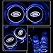 Auto sport 2PCS LED Cup Holder Mat Pad Coaster with USB Rechargeable Interior Decoration Light (range rover)