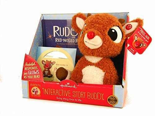 Hallmark 50 Years Rudolph the Rednose Reindeer Interactive Story Buddy Plush Toy