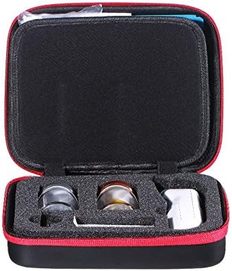 for Braun Ear Thermometer Aid Kit Case, Portable Hard Carrying Box Hardshell Suitcase for Family Medical Medicine Alcohol Glass Bottles Cotton Tweezers (Case for Braun Ear Thermometer)