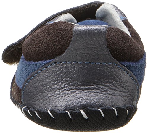 pediped Boys' Grayson Sneaker, Charcoal, Small E (4-4.5 E US Toddler)