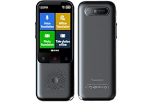 FXYXGYC Language Translator Device Portable Instant Real Translator Support WiFi/Hotspot/Offline Two- Way Real-Time Online 138 Languages for Business,Travelling,Studying