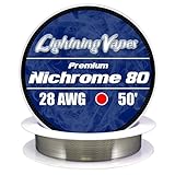 Genuine Lightning Vapes 28 AWG Nichrome 80 Wire 50'