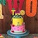Twotti Fruty Birthday Decorations Cake Topper Twotti Fruitti Second Fruit Pineapple Watermelon Summer Birthday Party Supplies Decorations