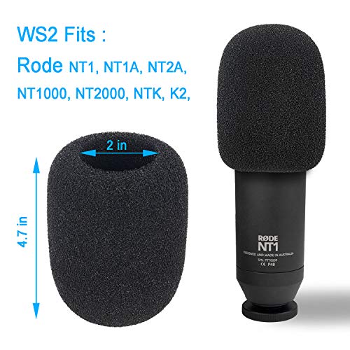 YOUSHARES Rode NT1A Mic Stand with Pop Filter Microphone Boom Arm