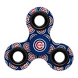 Chicago Cubs FOCO 3-Way Printed Diztracto Spinnerz - MLB Premium Die-Cut Logo Fidget Spinner