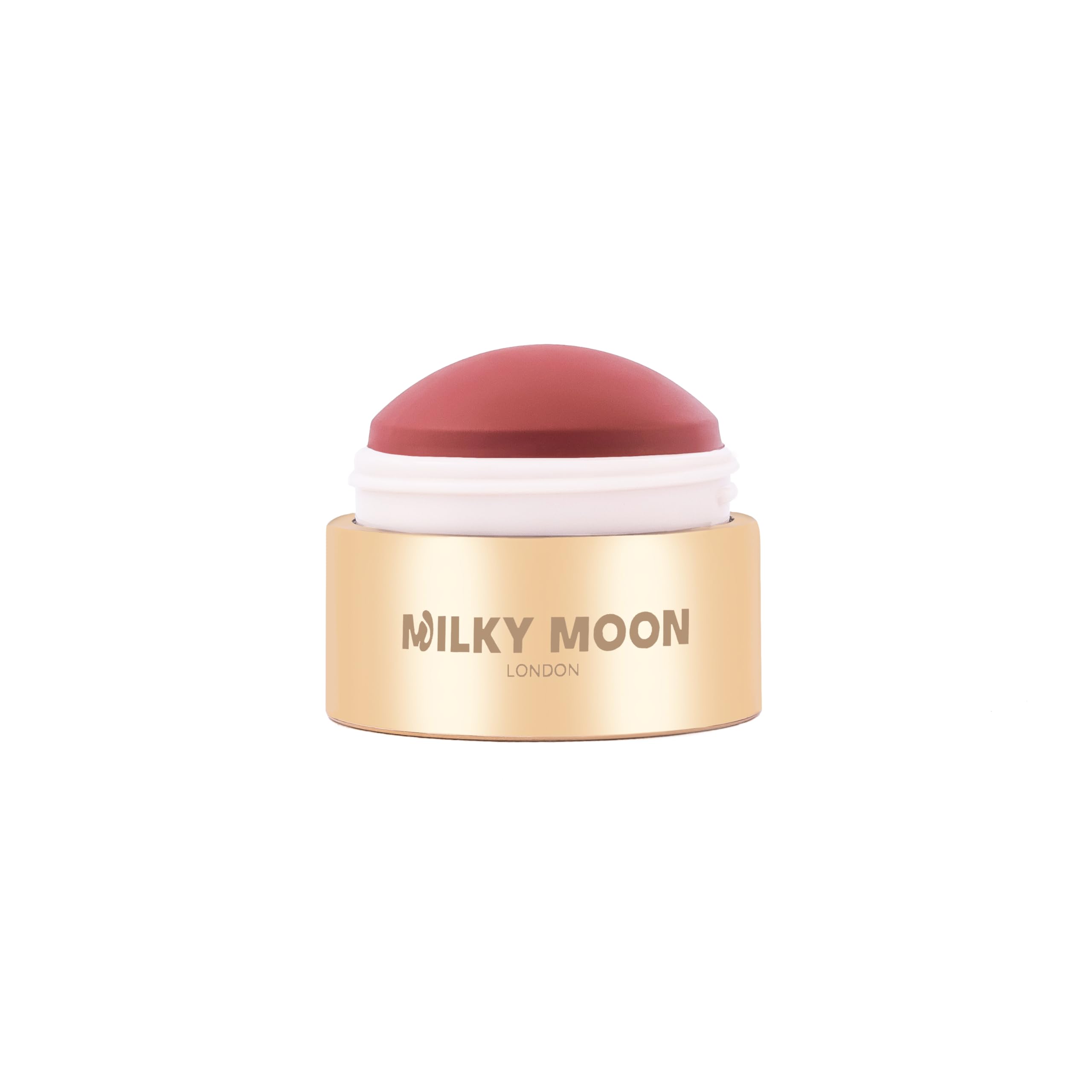 Milky Moon London Stellar Cheeks Cream Blush, Long-lasting, Lightweight Formula for Cheeks, Lips & Eyes, Infused with Coconut & Jojoba, Sweet Peach