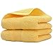 Pidada Hand Towels Set of 2 100% Cotton Absorbent Soft Towel for Bathroom 13.8 x 29.5 Inch (Yellow)