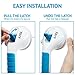 Jumbl Bath and Shower Suction Cup Grab Bar, Handle - Provides Safe Grip for Bath & Shower, 17-Inches, 2 Count (Renewed)