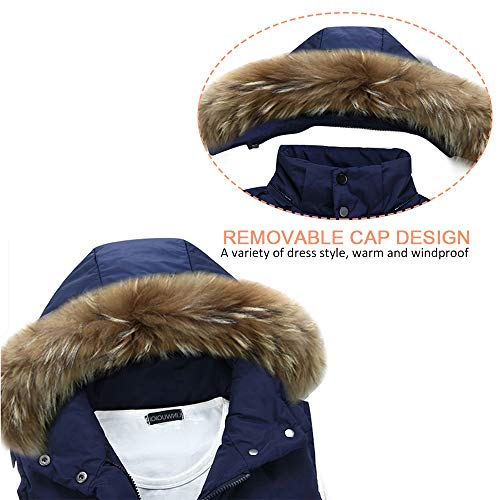 ZEVONDA Outdoorweste Ärmellose - Herren & Damen Weste Daunenweste Steppweste Jacke Mit Abnehmbarer Kapuze Sports… – Bild 5