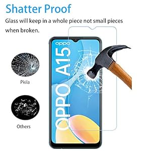 Pellicola Compatibile con OPPO A15 Vetro Temperato Pellicola Durezza 9H Senza Bolle AntiGraffio Protettiva - immagine 6