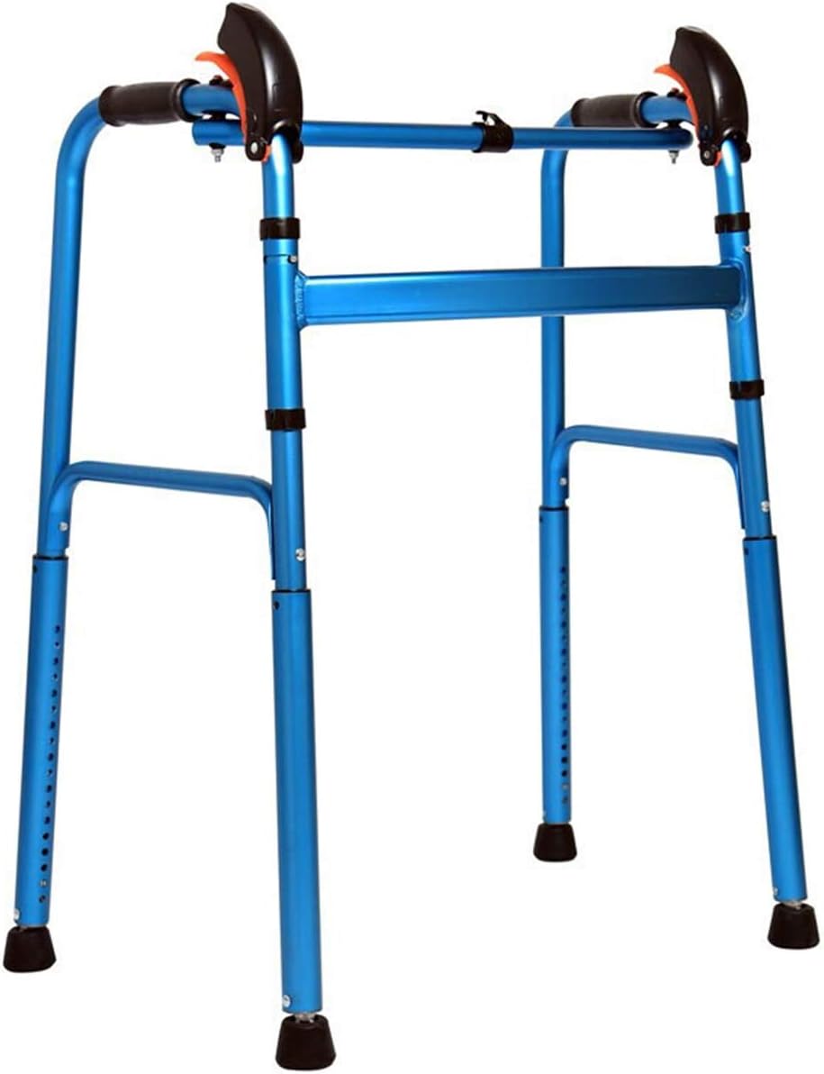 Autopeck Down Stairs Walker Climbing Standard Walkers Walking Folding Aluminium Lightweight Mobility Aid Old Disabled -