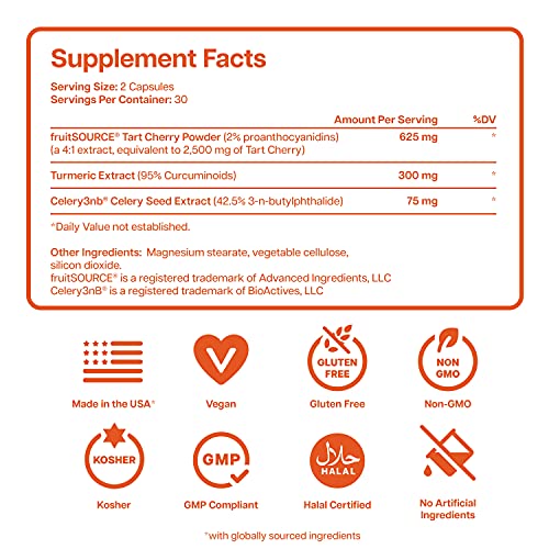 Uric Acid Cleanse Support Tart Cherry Capsules Tart Cherry Juice