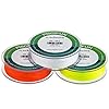 Piscifun-Braided-Fly-Line-Backing-With-Orange-White-Fluorescent-Yellow-Color-20lb-30lb-100yd-300yd