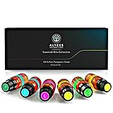 Alyees Essential Oil Gift Set with Unlock The Power of Natural Healing eBook (Set of 6)