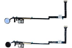 Kakusiga Home Button Flex Cable Connector Compatible for iPad 5 2017 and iPad 6 2018 Models (A1822, A1823, A1893, A1954) incl Screwdrivers (White)