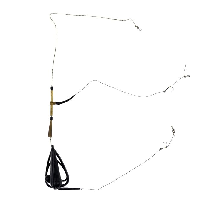 Buy Carp Fishing Hair Rig Hook Set Kit Inline Method Feeder Baits