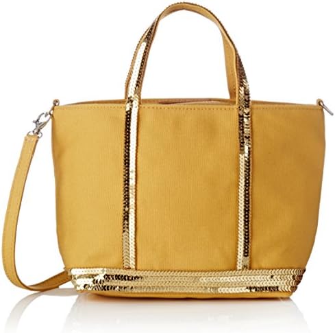 VANESSA BRUNO Women's Baby Cabas Coton Et Paillettes Shoulder Bag