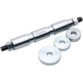 Tusk Swing Arm Bearing Tool | Hardened Steel; 3 Double-Sided Bearing Drivers, Press Design; Includes Threaded Rod, Washers