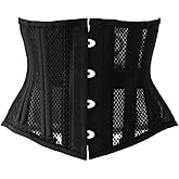 LARTIGUE Latex Waist Trainer for Women Underbust Sport Workout Corset Girdle Shapewear Hourglass Body Shaper