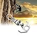 Lixada Small Size Stainless Steel Gravity Hook Outdoor Foldable Grappling Serrated Claws Multifunctional Rescue EDC Tool Tactical Emergency Key Chains Camping Travel Kits Climbing