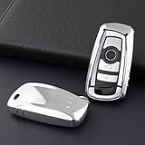 Key Case Cover for BMW 2 3 4 5 6 7 Series X3 X4 M2 M3 M4 M5 M6 Accessories Silver Fob Holder Keychain F22 F30 F36 F10 F12 F01 F25 F26 F87 F80 F82