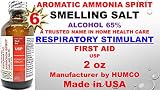 Special pack of 6 AMMONIA AROMATIC AMMONIA AROMATIC SPIRIT HUMCO 2 oz by Choice