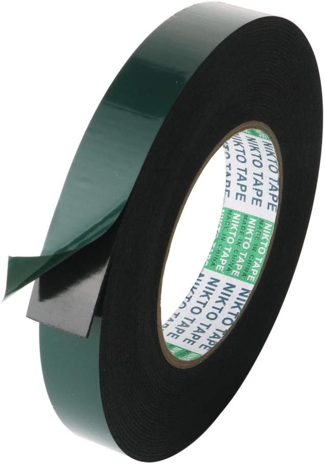 GTIWUNG 10 Meters Waterproof Mounting Adhesive Tape, Double Sided Foam Tape Black
