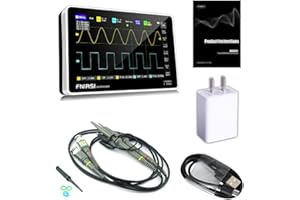 ANKONG Tablet Oscilloscope FNIRSI-1013D with 2 Channel 100MHz Bandwidth 1GSa/s Sampling Rate Oscilloscope Multifunction, Ultra Thin Portable USB Oscilloscope