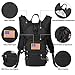 Gelindo Military Tactical Hydration Backpack with 2L Water Bladder Light Weight, MOLLE Tactical Assault Pack for Hiking Biking Running Walking Climbing Outdoor Travel(Black)