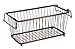 mDesign Household Stackable Metal Wire Storage Organizer Bin Basket with Built-in Handles for Kitchen Cabinets, Pantry, Closets, Bedrooms, Bathrooms - 12.5