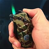 HOT SALE Multi Windproof Refillable Butane Gas Cigarette Lighter Folding Knife Jet Flame MEC