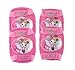 TITAN Flower Princess Multi-Sport Protective Pink Pad Set, Elbow Knee and Wrist Guards, Small-Medium
