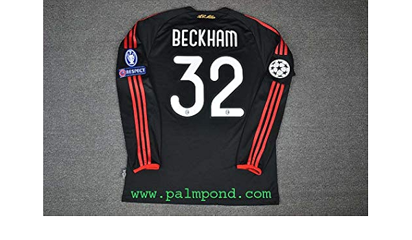 david beckham long sleeve jersey